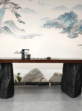 仿真石头桌脚桌腿底座定