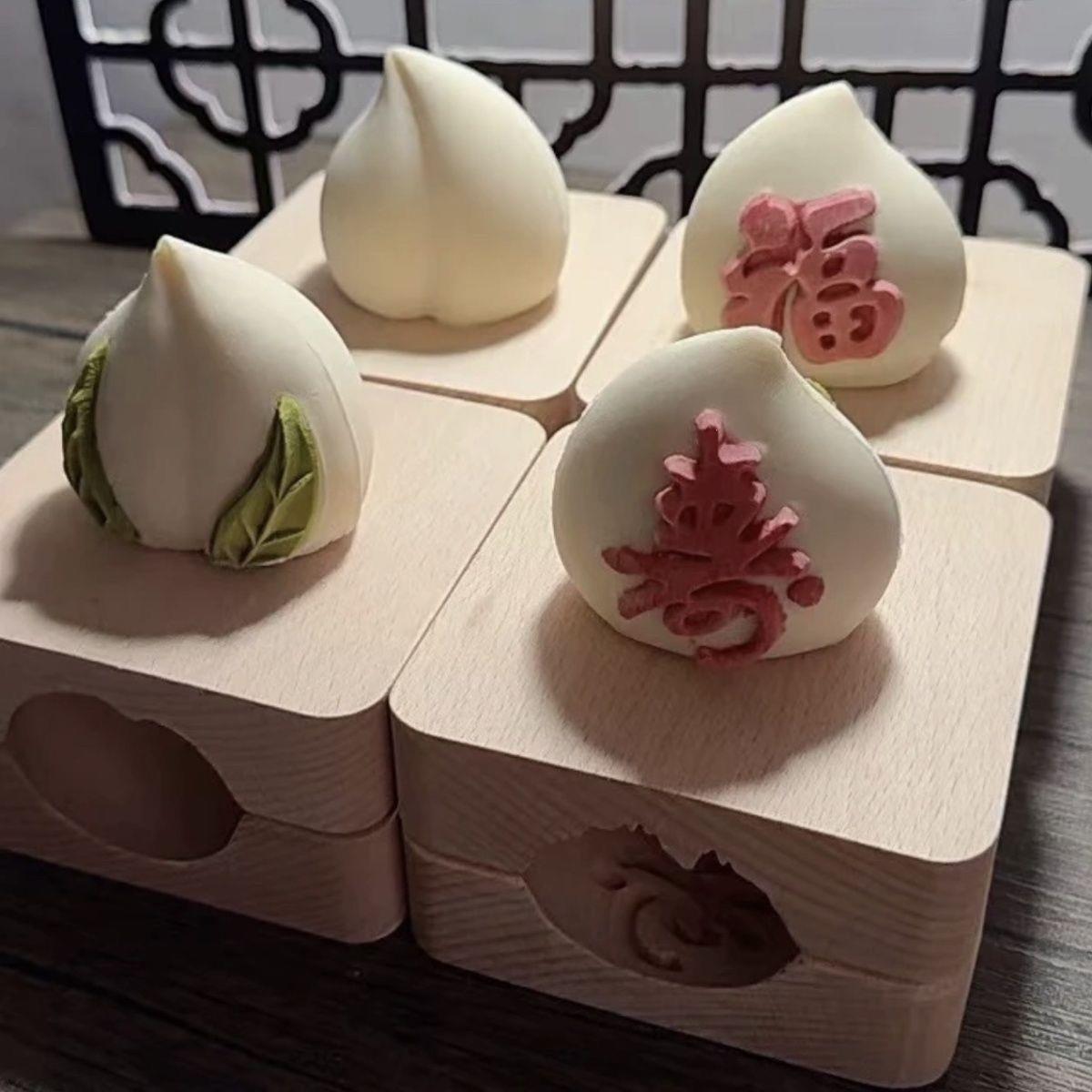 桃子模具蟠仙3D立体寿网