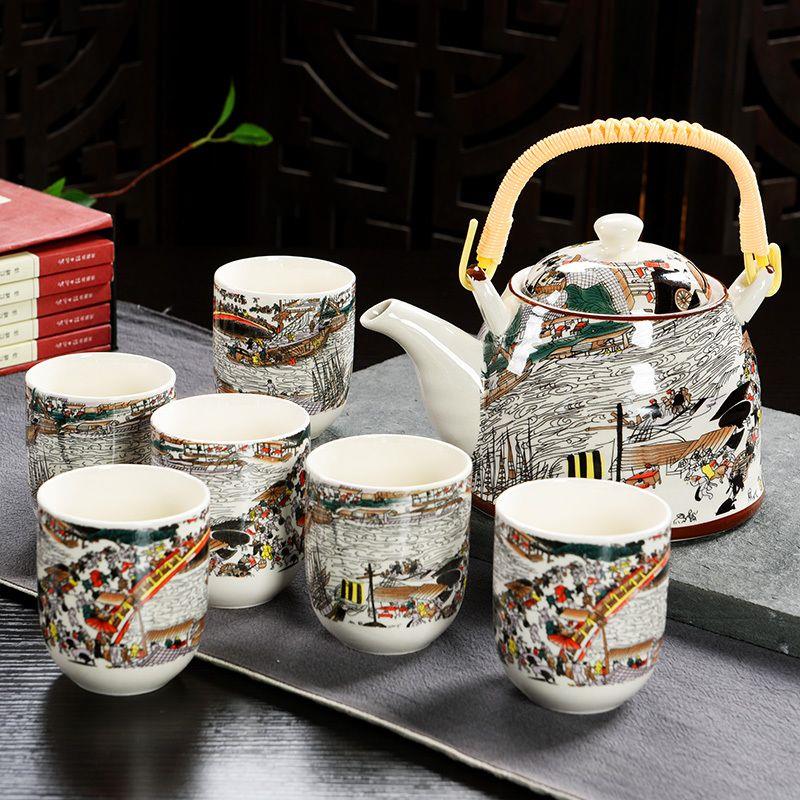 景德镇大号茶壶茶具茶盘