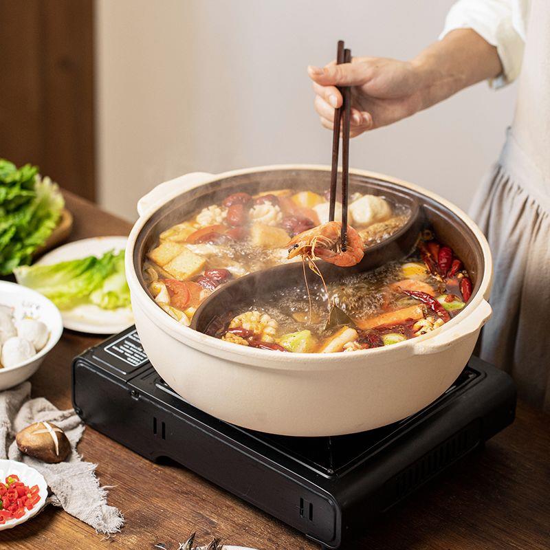 老式鸳鸯火锅土砂锅商用