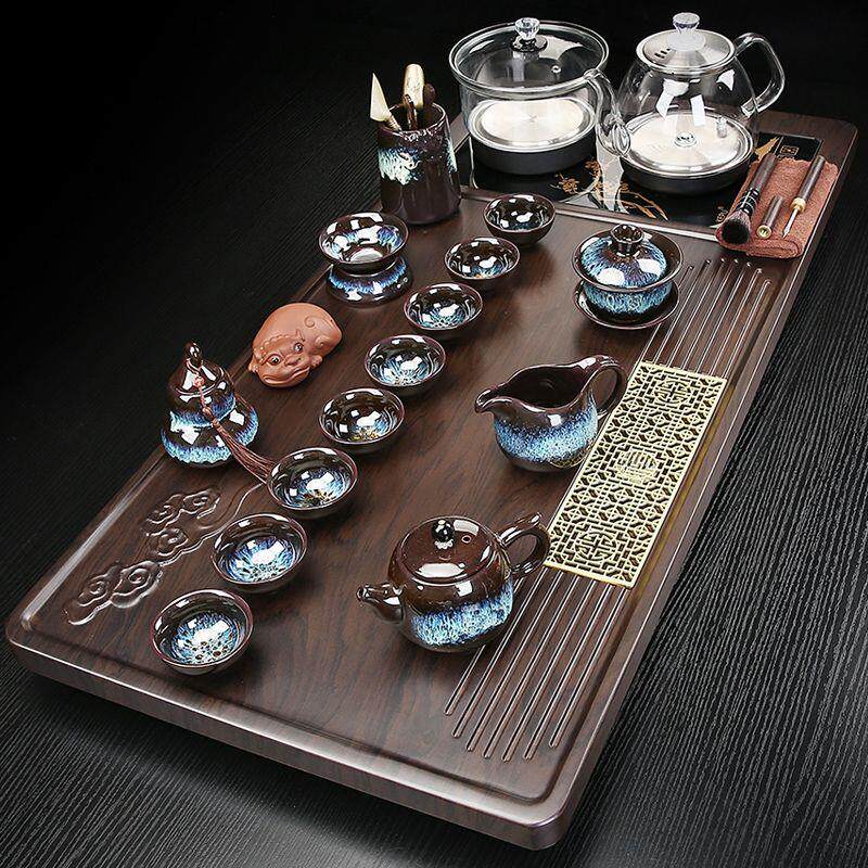 实木茶盘烧水壶全自动一