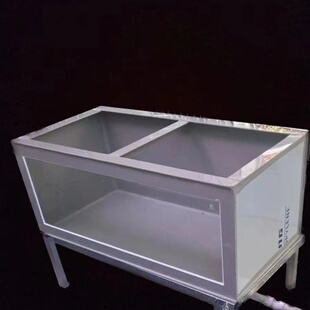 乌龟缸大型塑料轻体高清透明玻璃深水鱼缸鱼池乌龟池生态卧室