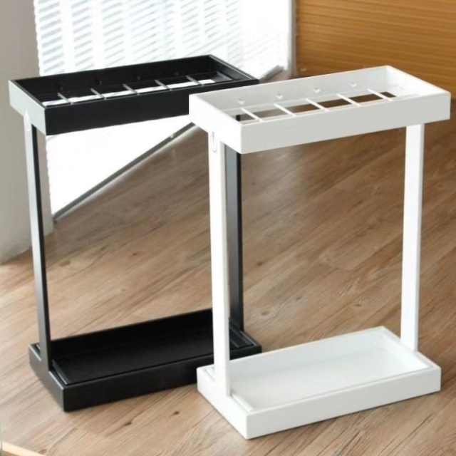 轻奢风格铁艺雨伞酒店入门家用落地式通用型放置收纳架定制雨伞架