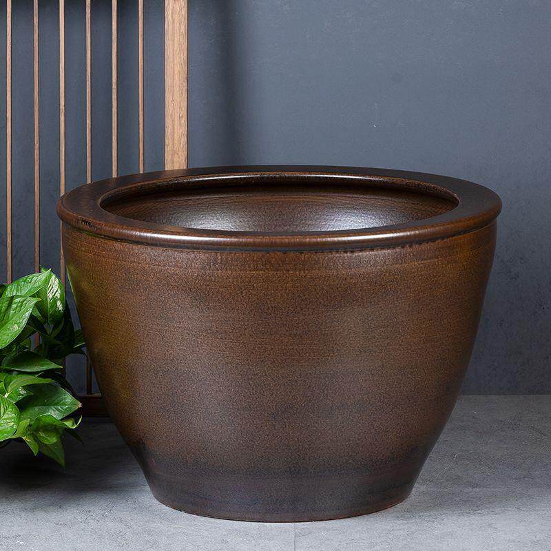 陶瓷古法鱼缸养荷花睡莲