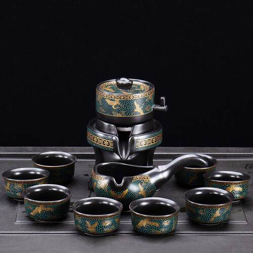 陶瓷自动茶具一整套带杯