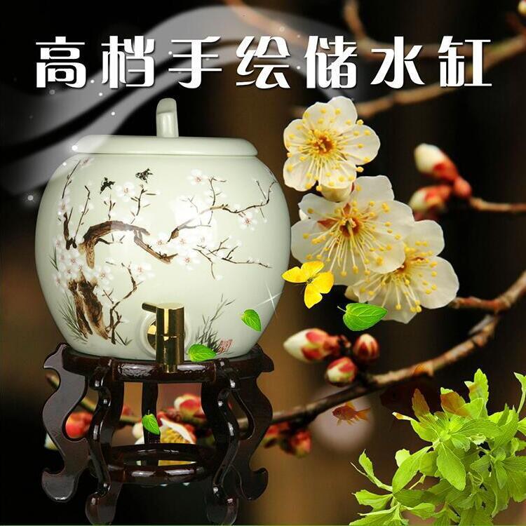 6升陶瓷水缸冷水壶储带水