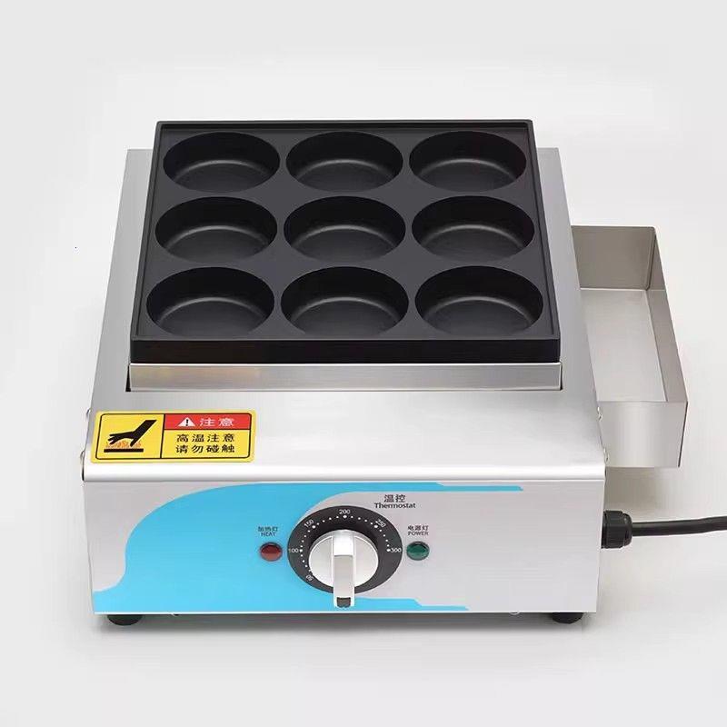 鸡蛋汉堡机商用电热款车轮饼机红豆饼机摆摊18孔燃气蛋堡肉蛋堡炉