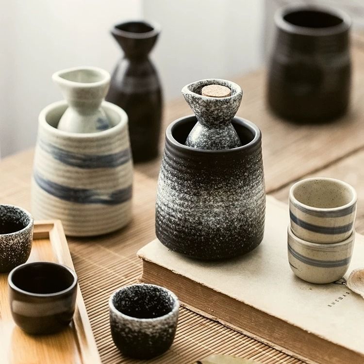 日式陶瓷清酒酒具套装温