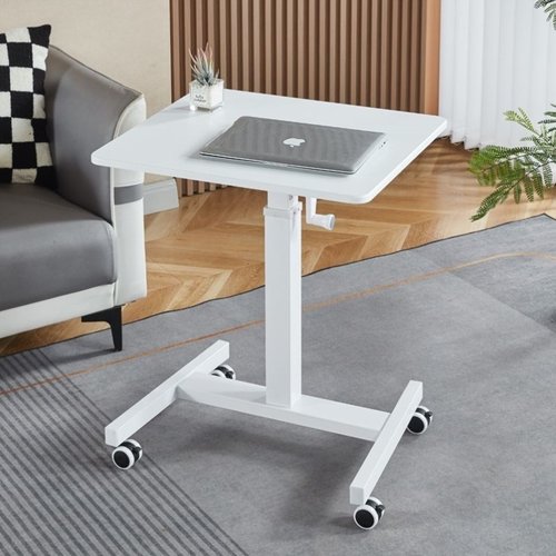 简易升降桌子可调节移动书桌站立桌学习办公桌站立式工作台床边桌