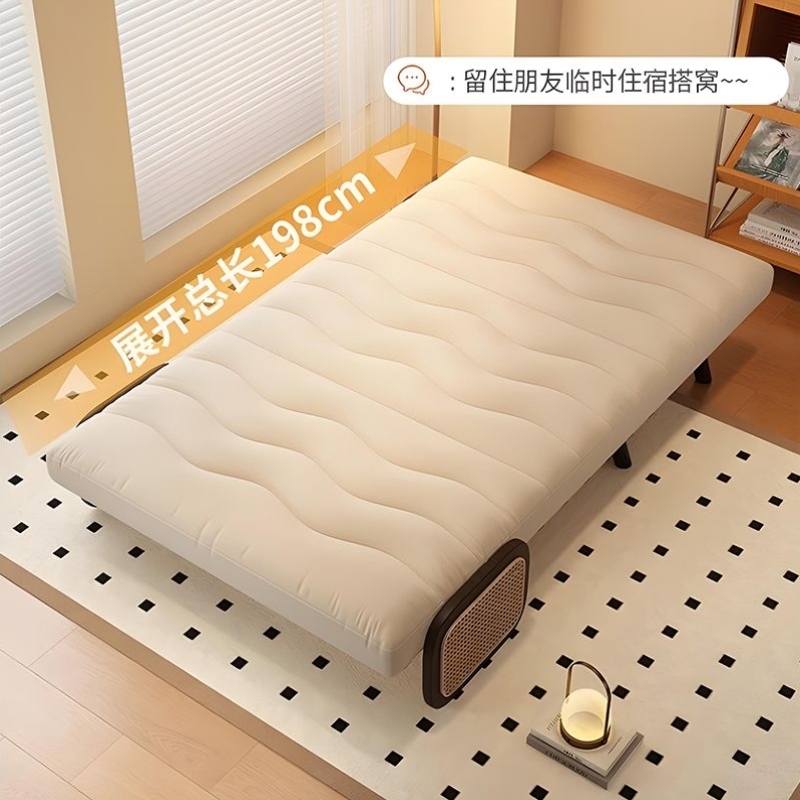 实木沙发床沙发可折叠两用客厅多功能双人伸缩小户型阳台单人沙发