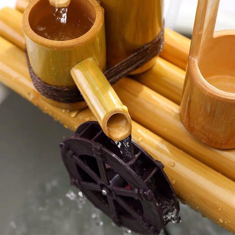 竹子流水器循环别墅庭院