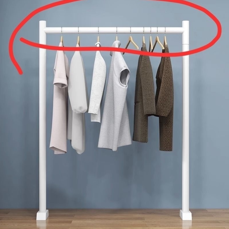 窄脚衣架落地立式加厚挂衣架晾衣架衣帽架卧室阳台衣服架子家用