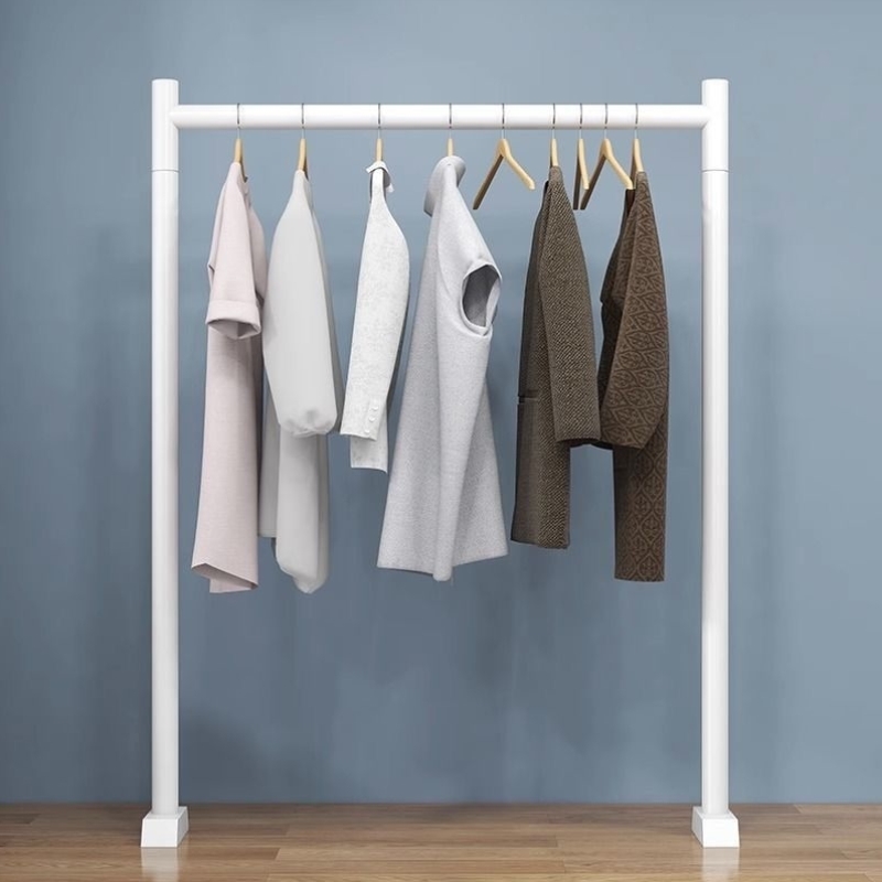 衣架加厚挂衣架加粗衣帽架立式阳台室内衣服架子晾衣架家用落地