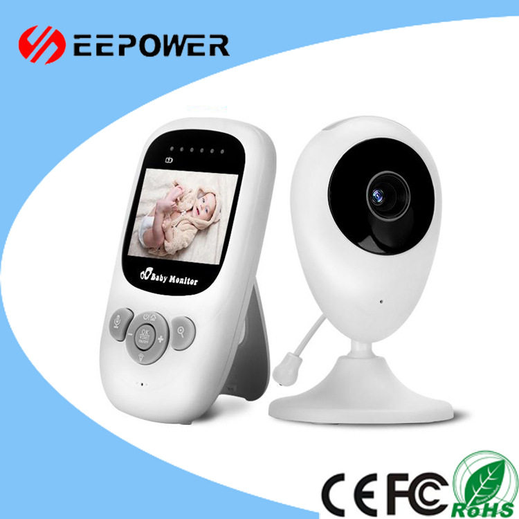 跨境直供2.4英寸高清LED屏无线婴儿监视器双向对讲baby monitor