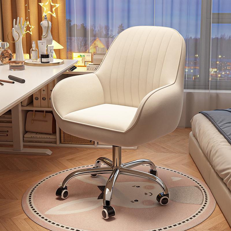 化妆椅家用房间靠背简约美甲凳子轻奢女生梳妆台椅子