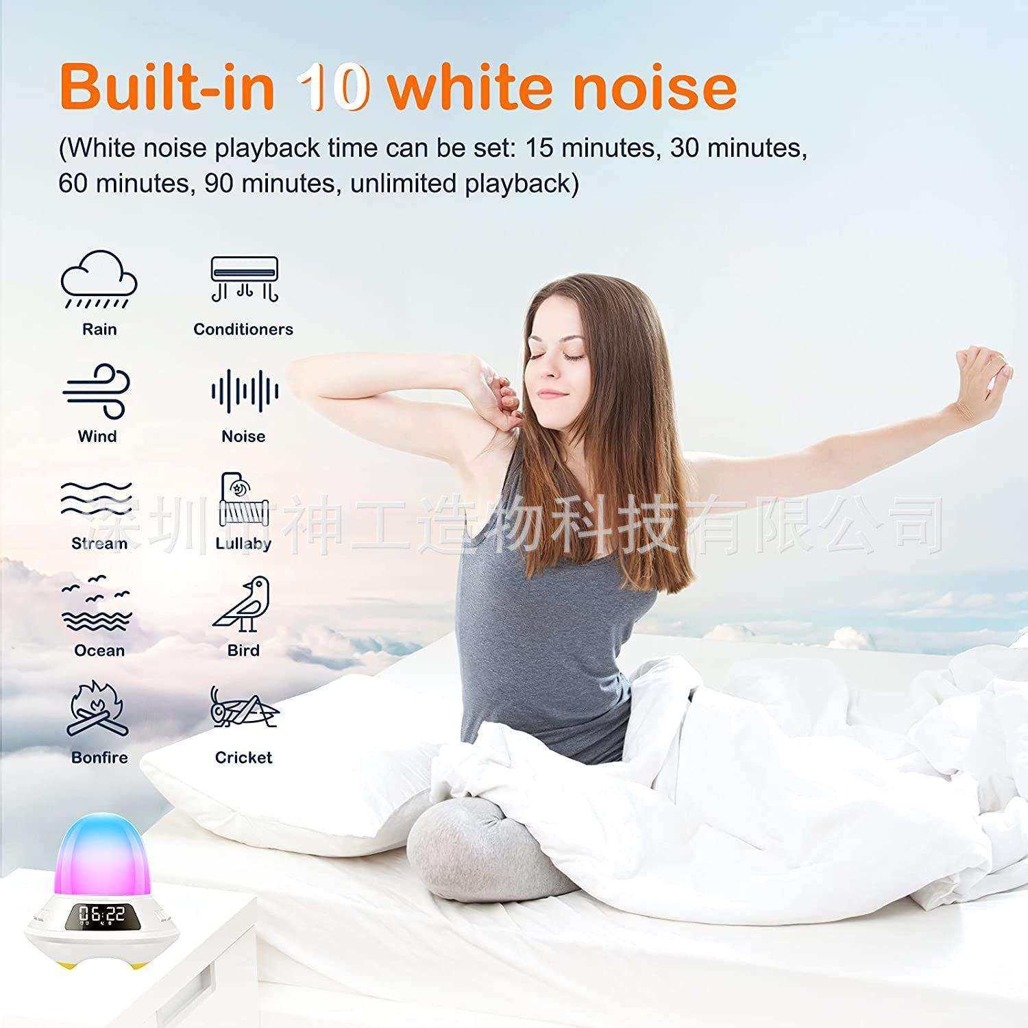 2021新款唤醒灯儿童台钟小夜灯音乐睡眠灯,纺织面料/辅料/配套,纺织机械配件,淘宝优惠券,粉丝福利购,淘宝优惠卷