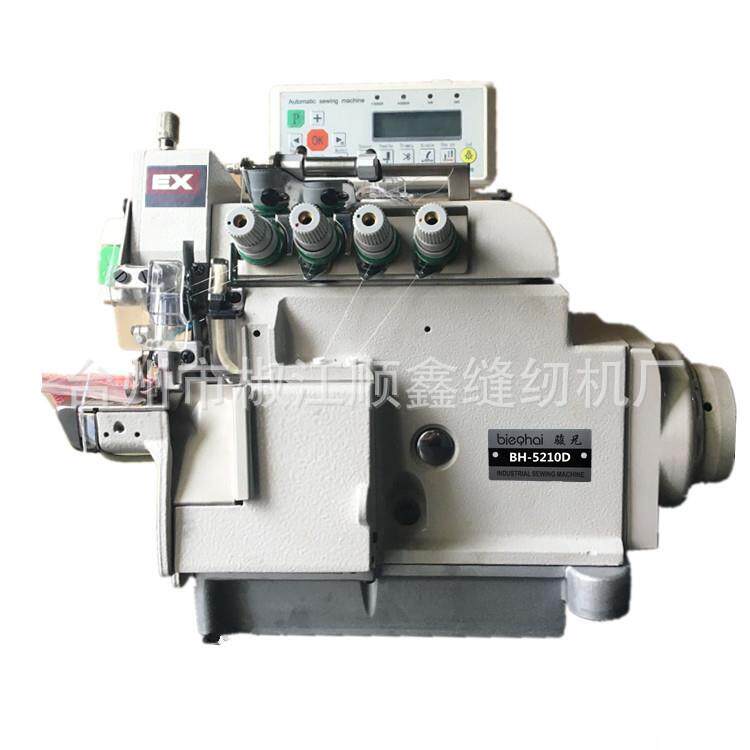 EX小嘴自动剪线包缝机锁边机电脑自动断线四线包边机