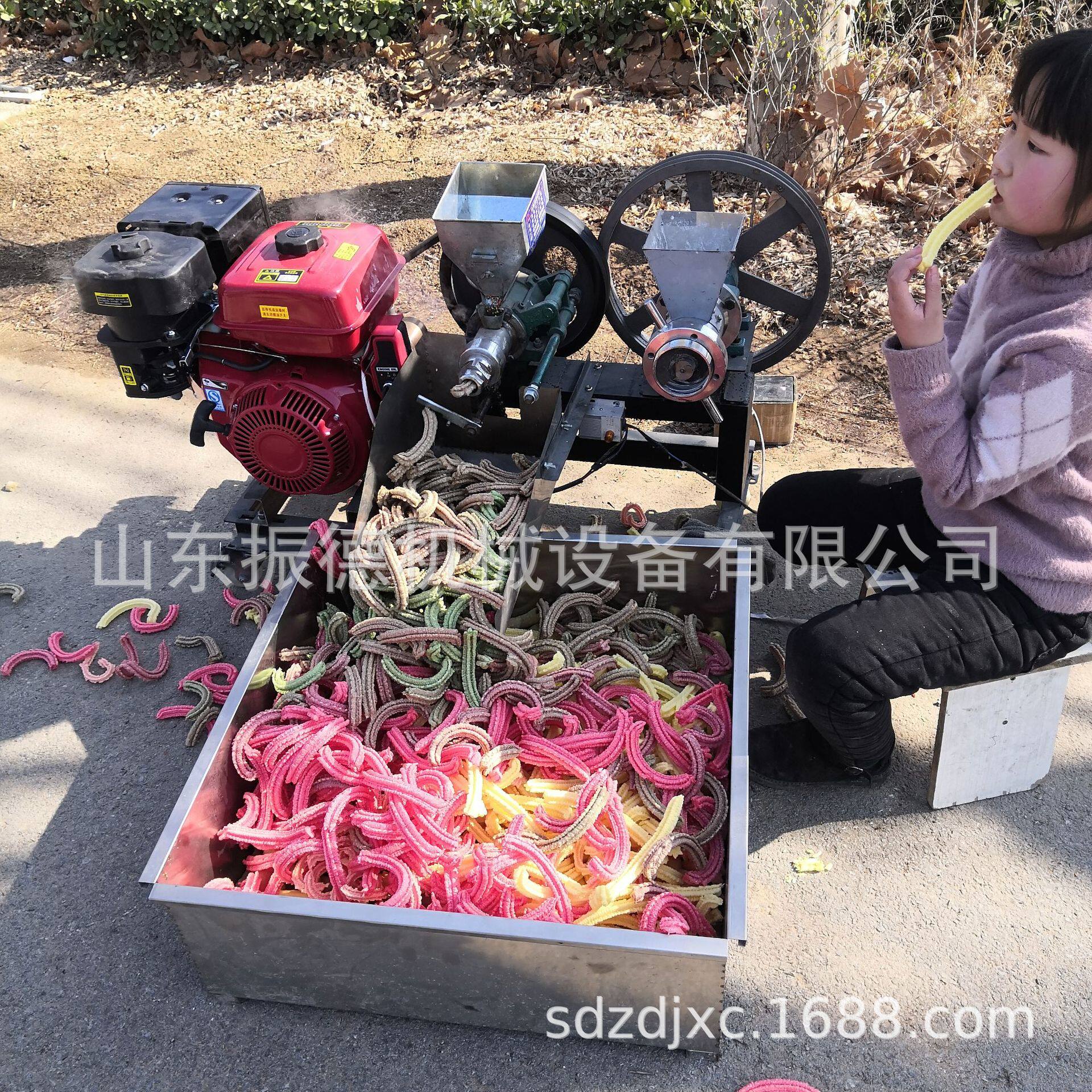 不锈钢暗仓面粉膨化机五谷杂粮电动膨化机流动摆摊创业膨化机