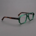 Green Frame Tortoiseshell Legs