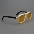 Matte Yellow Frame, Matte Black Legs + Polarized Night Vision Yellow Lenses