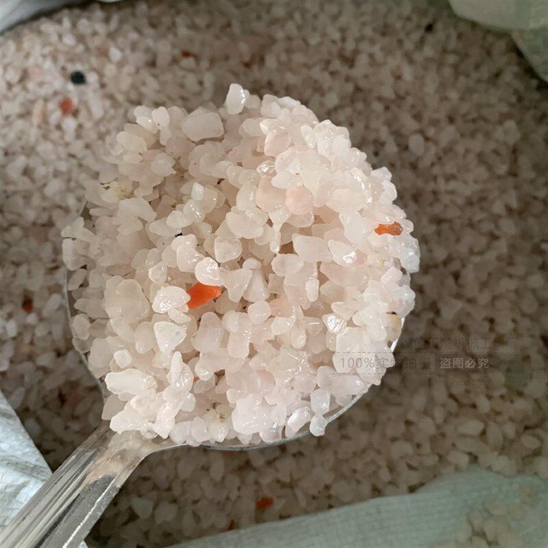 天然水晶石磨料耐磨粉晶优质精抛磨料震机研磨抛光碎石粒包邮