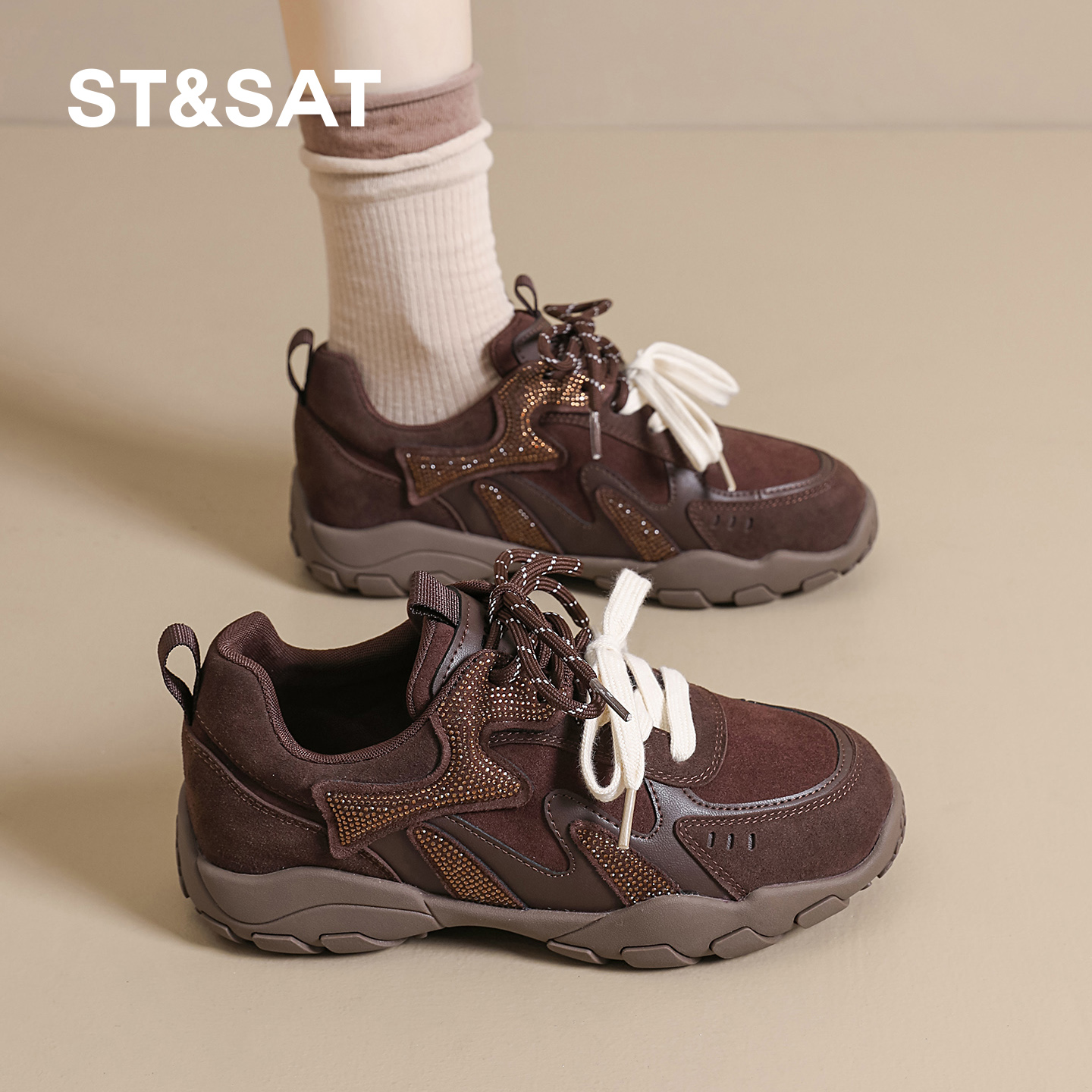 星期六潮流复古运动鞋德训鞋