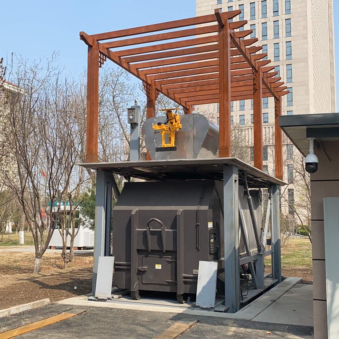 景观移动式水平垃圾站 园林社区城镇街道生活垃圾处理中转设备