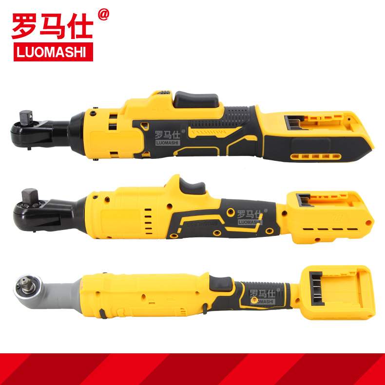 棘轮扳手 90度角向电动扳手充电棘轮20v充电式扳手锂电舞台桁架