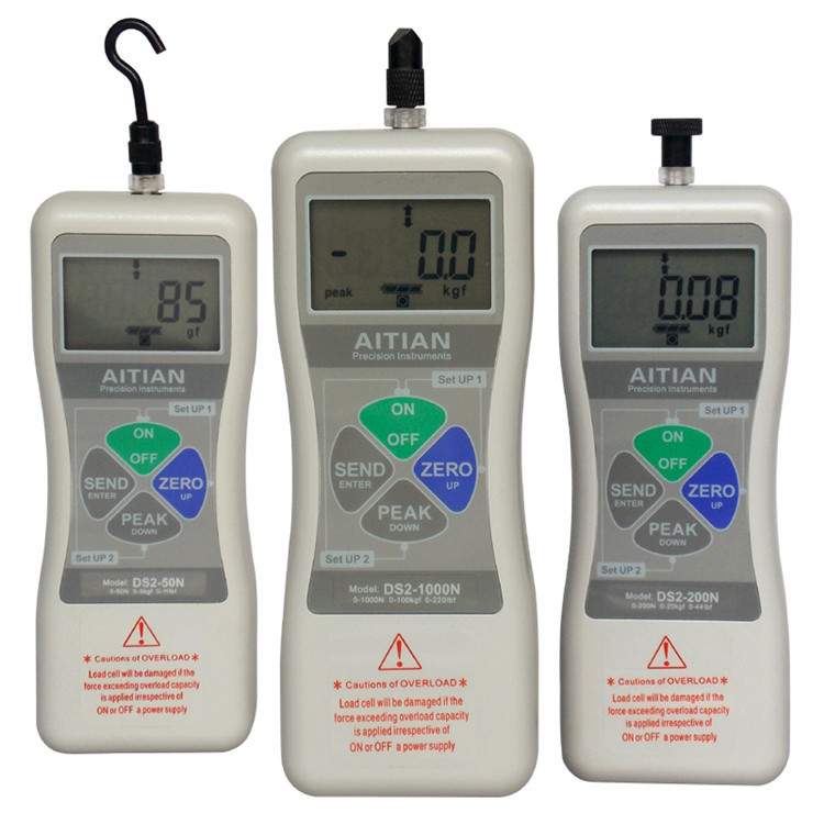 艾田DS2-50N数显推拉力计 测力计 数字式拉力插拔力试验推拉力表