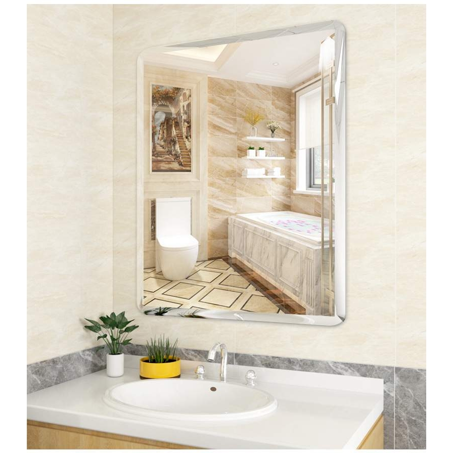 全身镜子贴墙自粘卧室家用墙面化妆玻璃贴片等身换衣贴柜门浴室镜