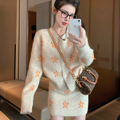 小个子毛衣套装女2025新