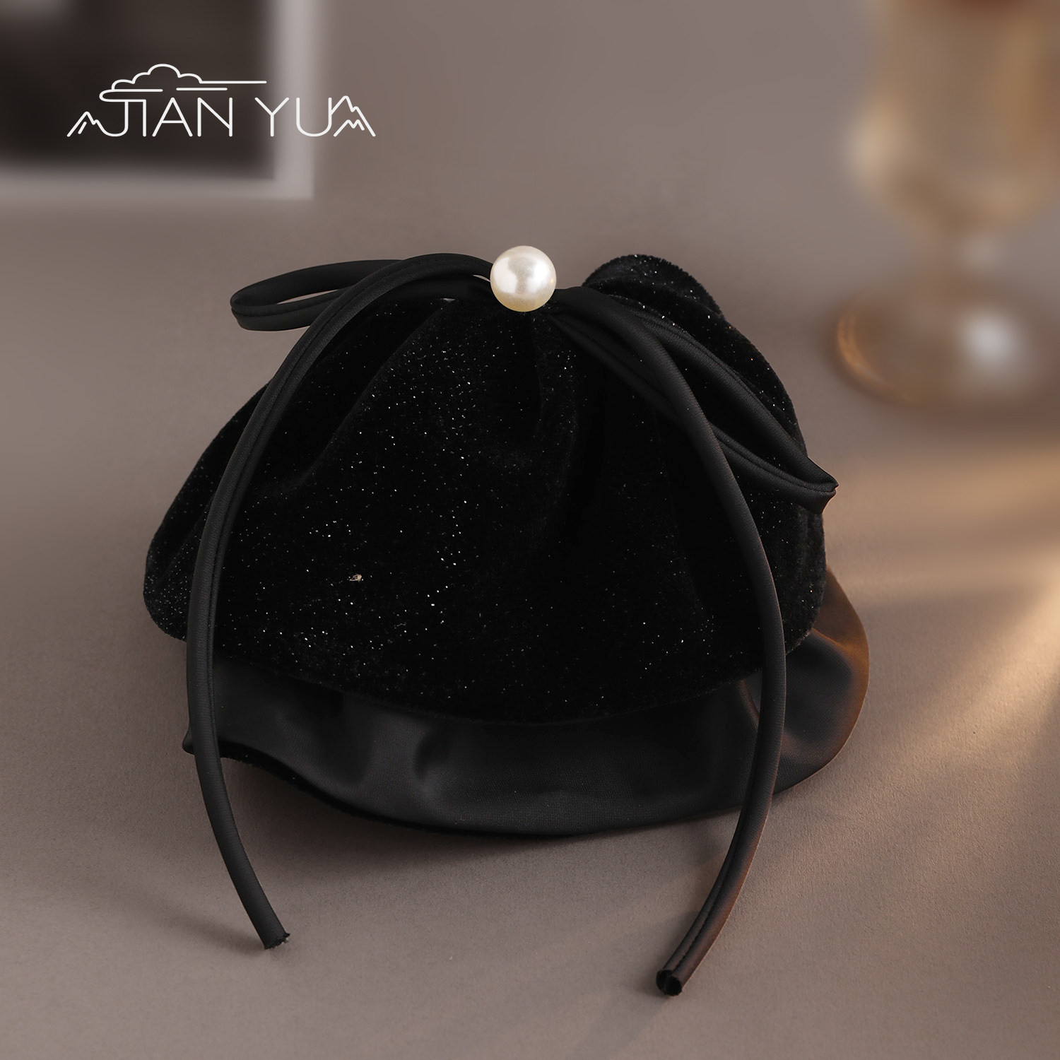 玄夜珠囊-法式复古丝绒飘带抓夹气质温柔蝴蝶结发夹裙摆马尾发饰,饰品/流行首饰/时尚饰品新,发饰,淘宝优惠券,粉丝福利购,淘宝优惠卷