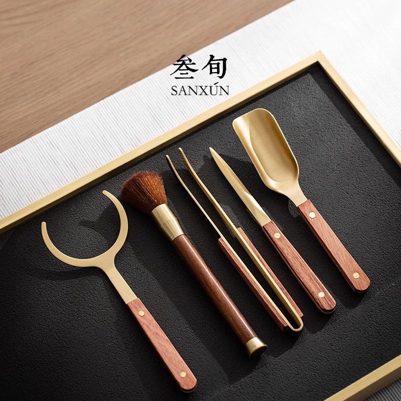 三旬茶道六君子套装茶具配件