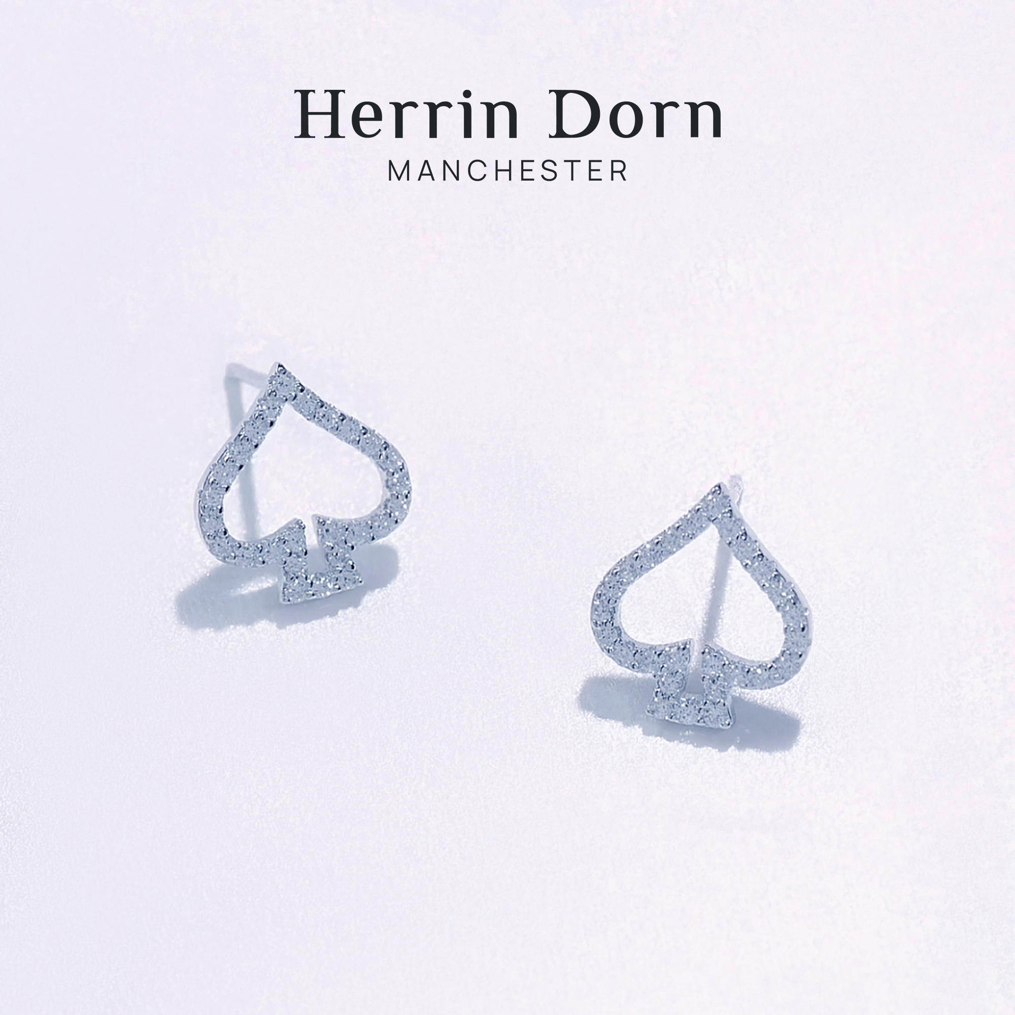 HerrinDorn经典黑桃系列黑桃耳钉