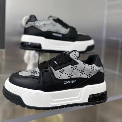 积梵嘉男鞋休闲鞋加绒25冬款男鞋时尚百搭韩版潮鞋舒适保暖气质