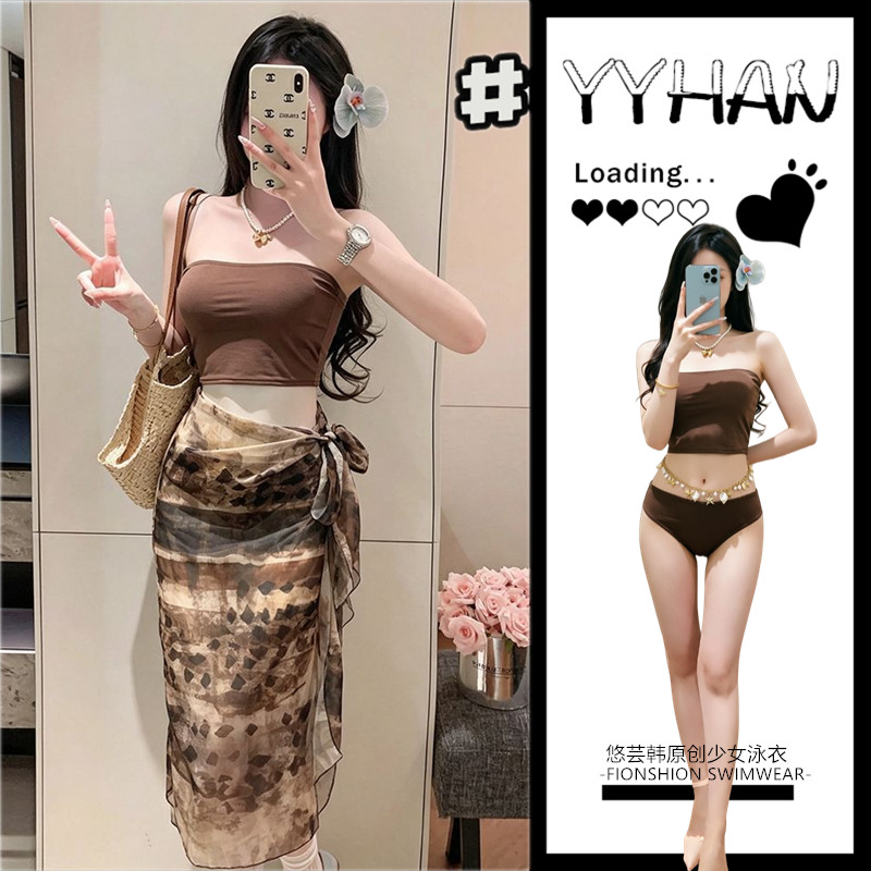 泳衣女性感比基尼三件套韩版ins