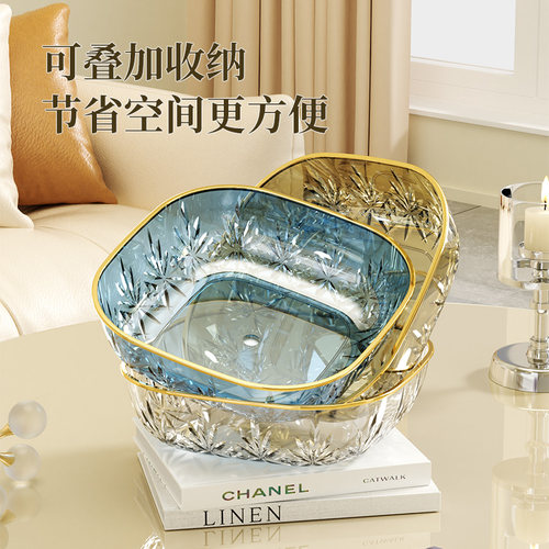 【沃尔玛同款】金边果盘2个