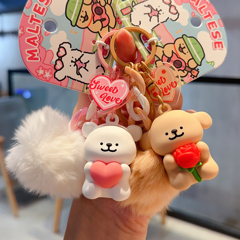 欧家卡艺卡通PVC可爱钥匙扣