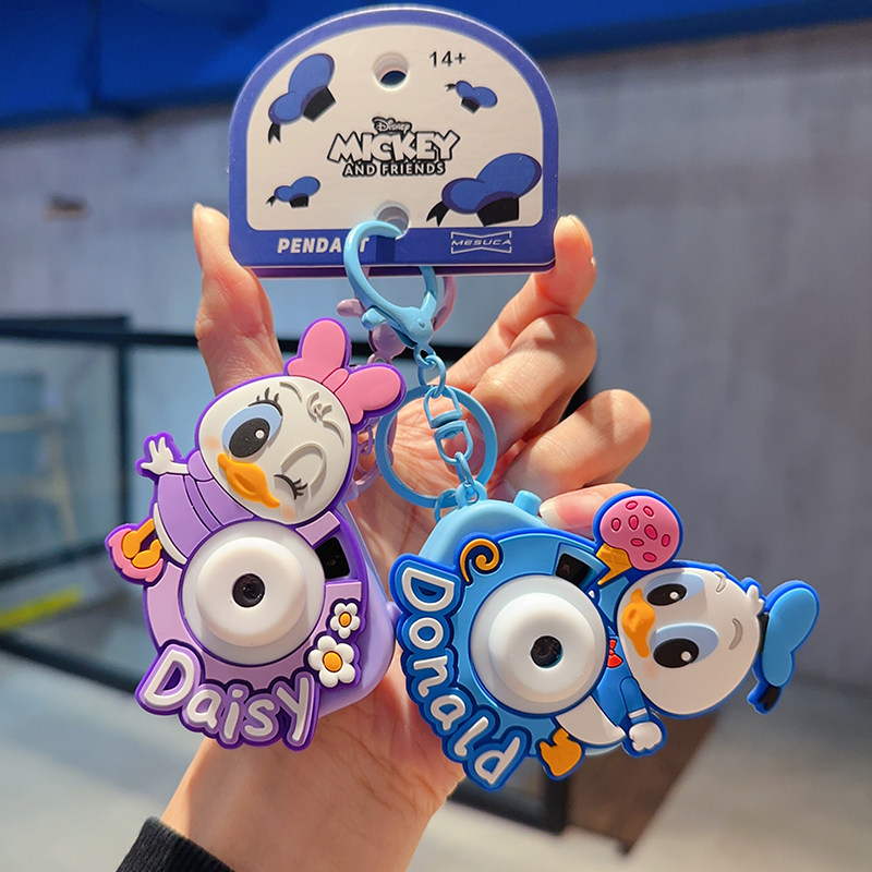 欧家卡艺卡通PVC解压钥匙扣挂件