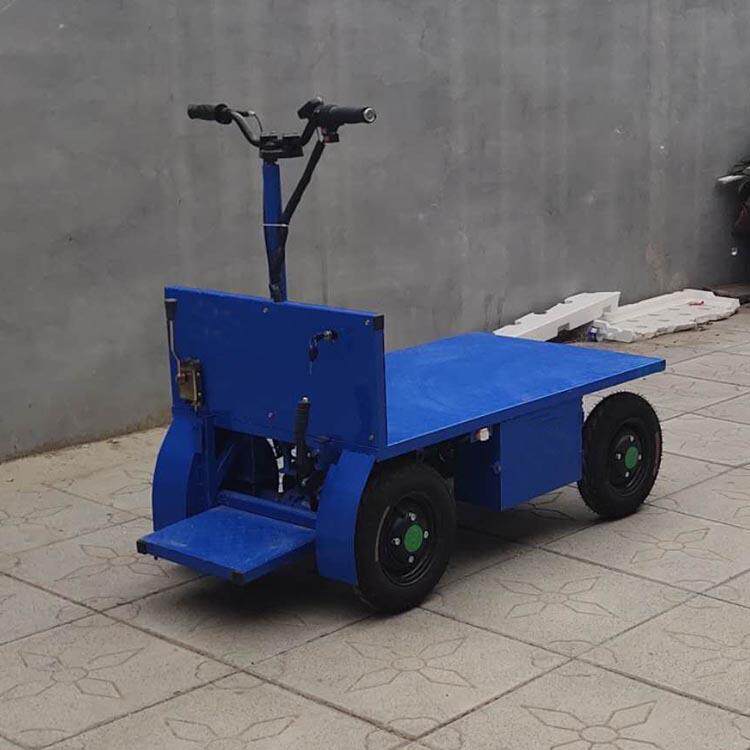 四轮平板车电动平板转运车载重500kg多型号四轮升降车厂家供应