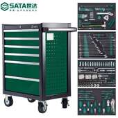通用机修工具车组套 世达 6抽屉工具 09931 09932 SATA 09930
