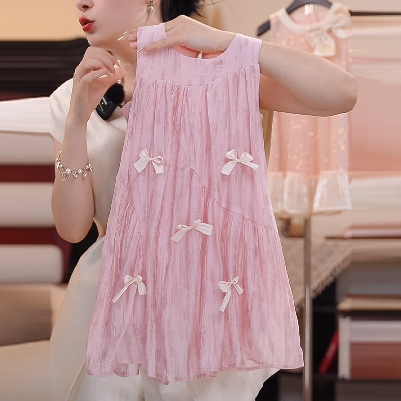 女童夏季连衣裙2j024新款儿童夏装裙子洋气时髦大童无袖女孩背带