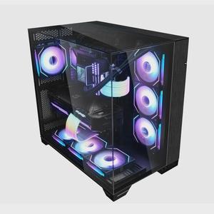 联力包豪斯O11 VISION 机箱台式机电脑全O视版三面玻璃海景房机箱