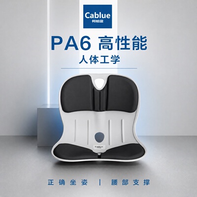 柯柏蓝PA6人体工学坐垫腰靠腰托