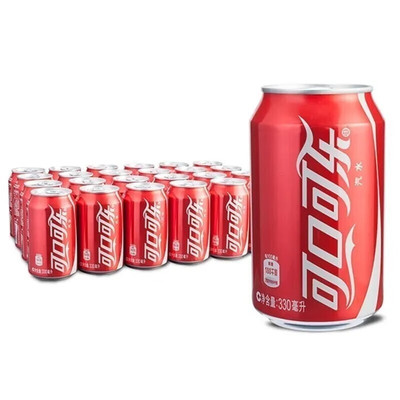 可口可乐竖版刻字用易拉罐