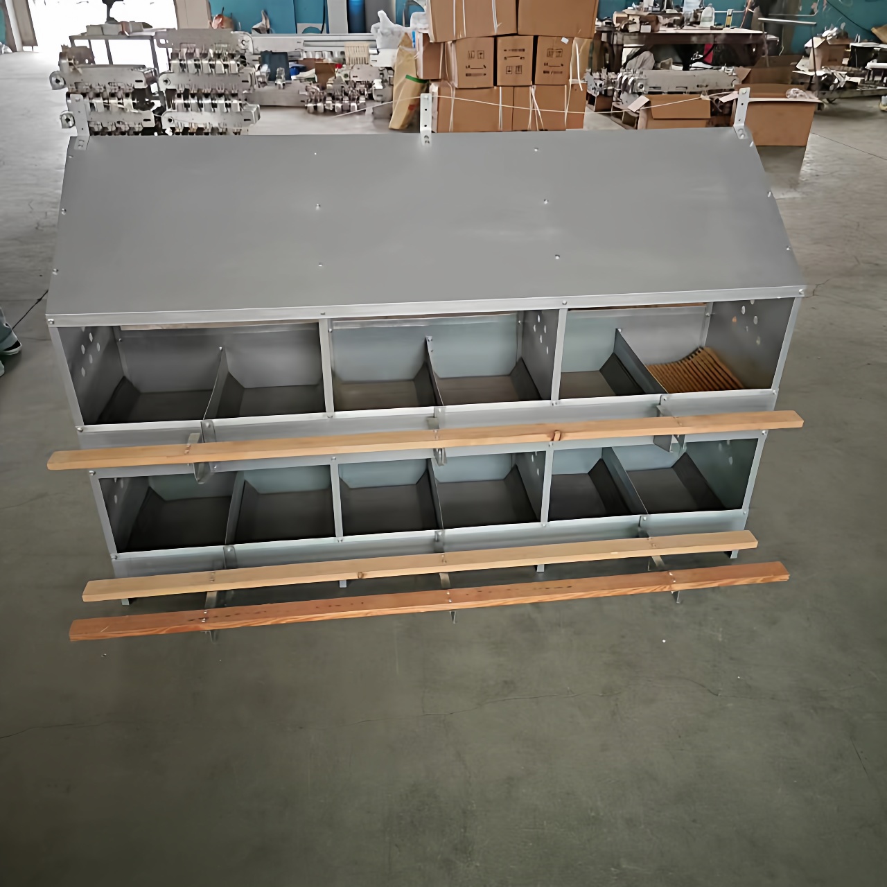 散养鸡用12穴产蛋箱12窝产蛋箱母鸡大容量户外集蛋箱种鸡场用