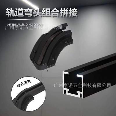 隐形移门内退巴士门塞拉门滑轨吊轮衣帽间卧室平面推拉缓冲配件