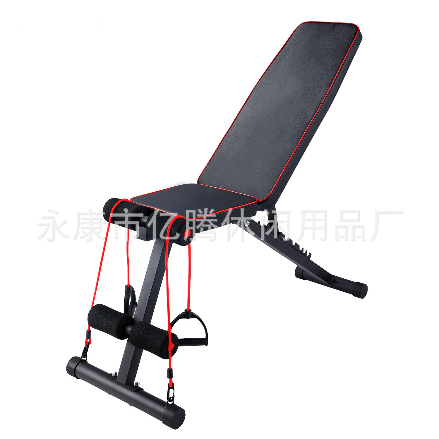 厂家热销新款健身可折叠小飞鸟可调节仰卧板家用健身椅卧推哑铃凳