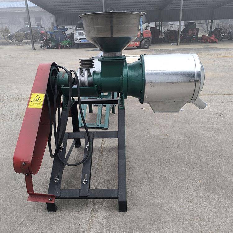 电动粮食加工打面机278精麦去皮磨面面粉机三相电锥型磨头