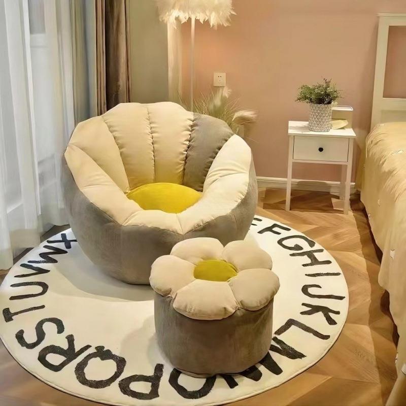 卧室小型懒人沙发单人可躺睡阳台客厅休闲懒人椅卡通成人豆袋沙发